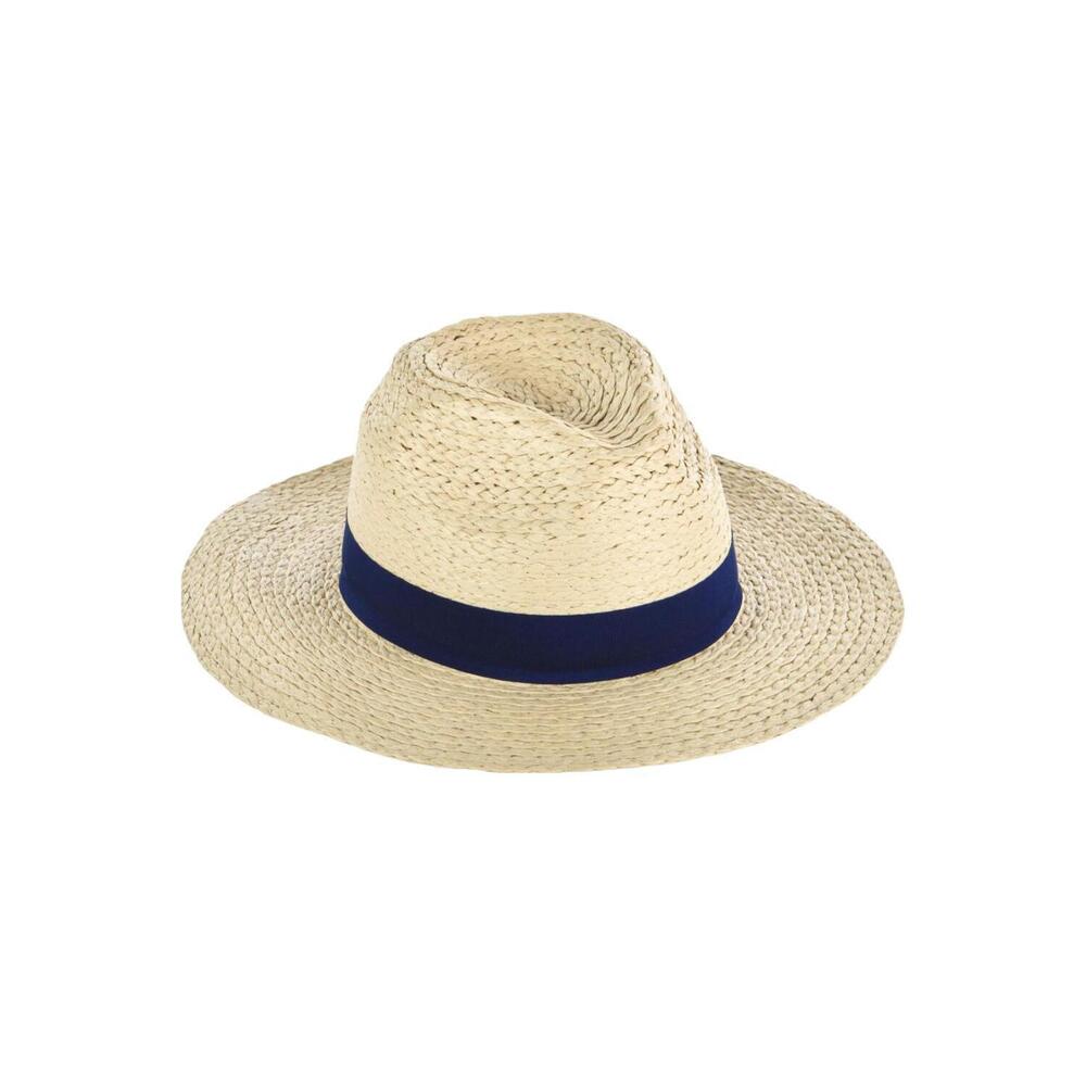 TWRHLL by Christie Brinkley Fedora Hat Cream/Navy